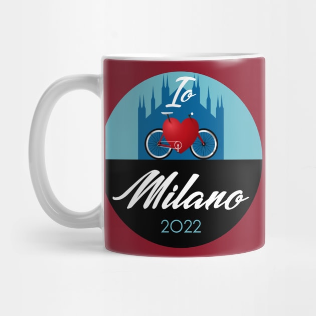 I ❤️🚲 Milano (Blue) by Glap